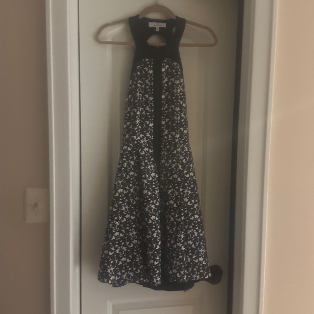 NWT  Robert Rodriquez Black and White Halter Dress - Picture 3 of 7